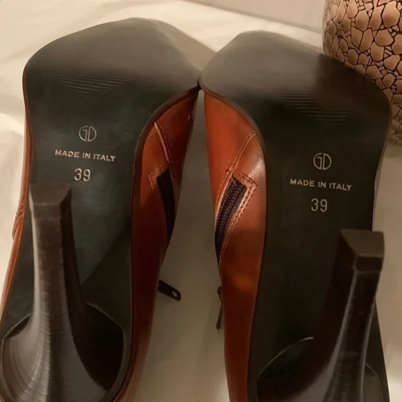 Henry Ferrera Italian leather shoes in size 8 1/2 - Picture 5 of 8